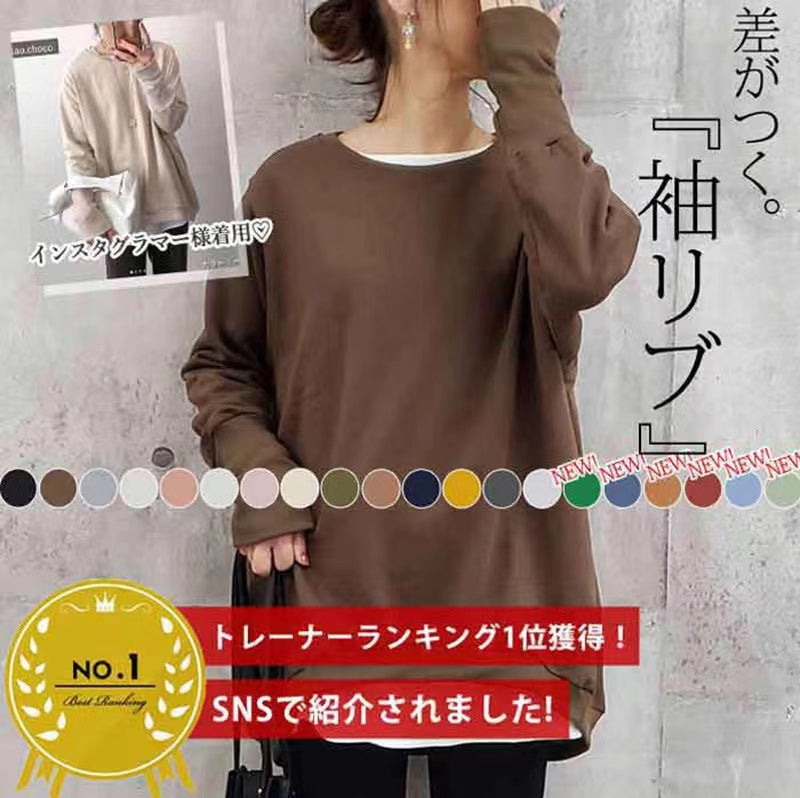 Instyle365 人気再入荷 11色 無地 ゆったり パーカー