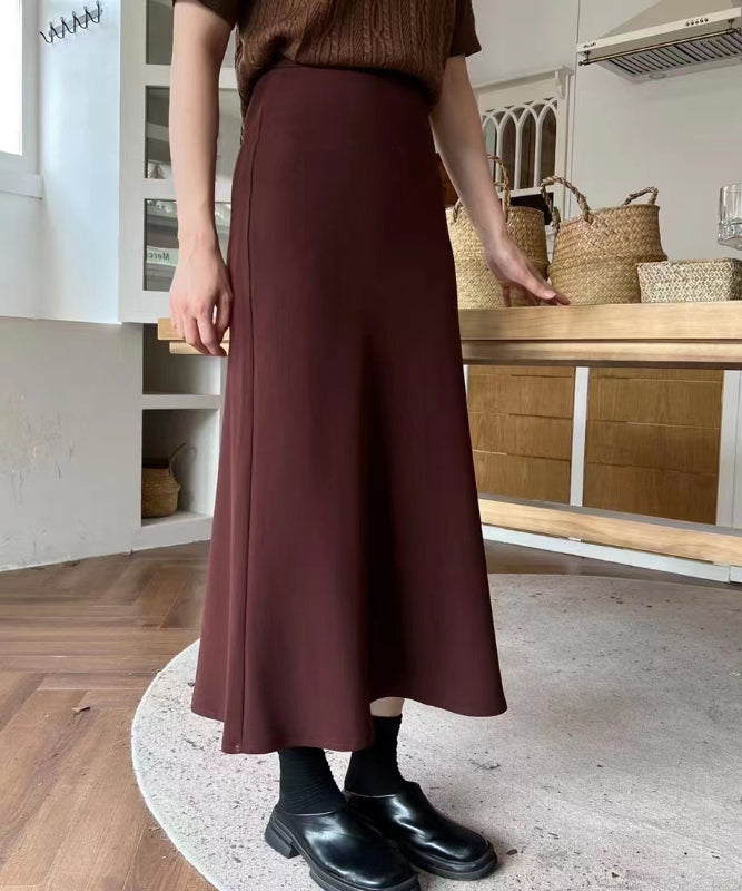 Instyle365全5色 ファッション無地着回しスカートマーメイドスカート