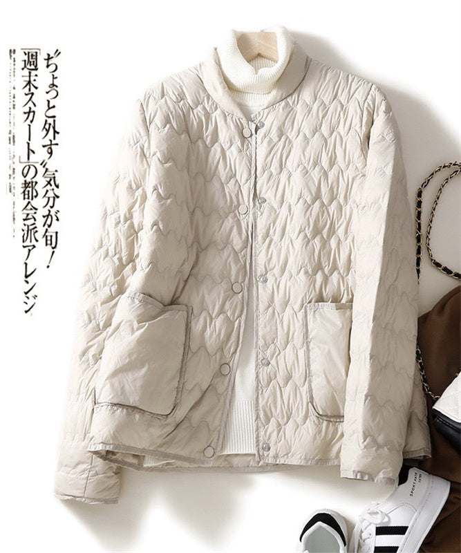 Instyle365 売れ筋 3色 無地 秋冬用 長袖 合わせやすい 中綿コート