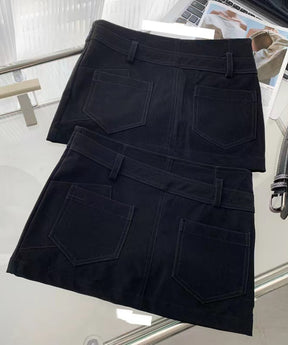 Instyle365上品ベルト付きミニスカートスカート